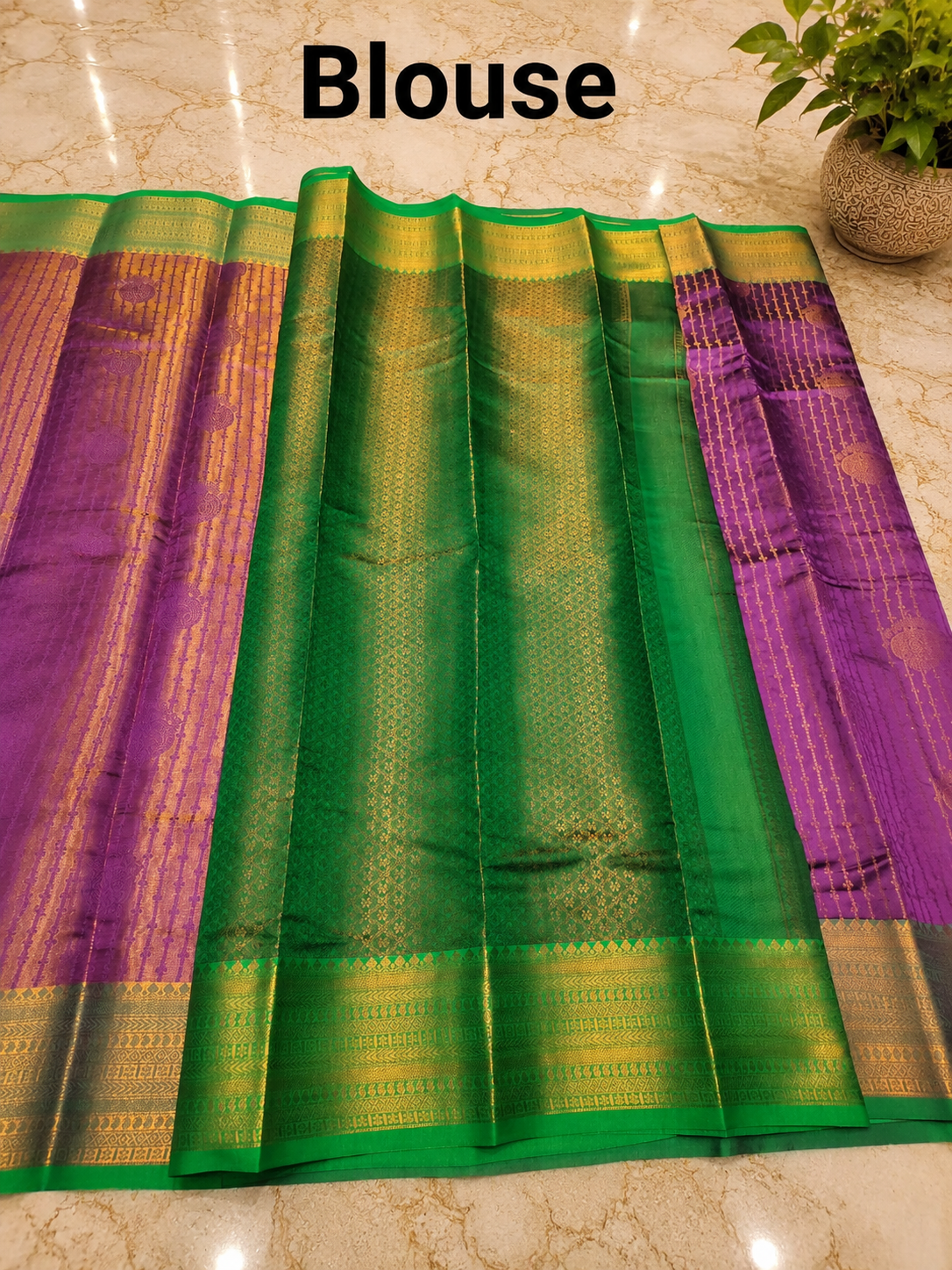 Premium Purple Vairaoosi Silk Saree
