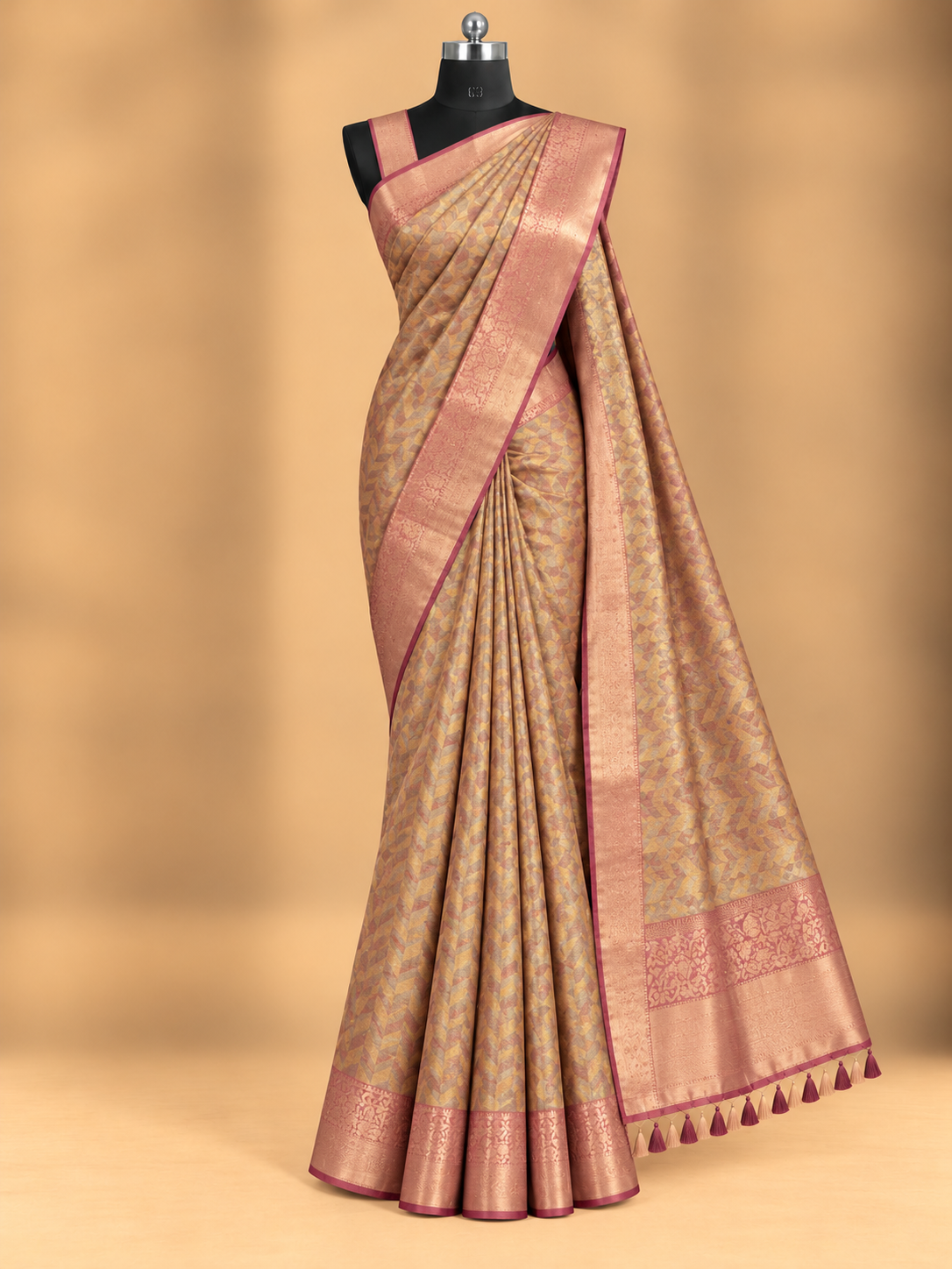 Von Jhothika inspirierter, angesagter Tissue-Sari