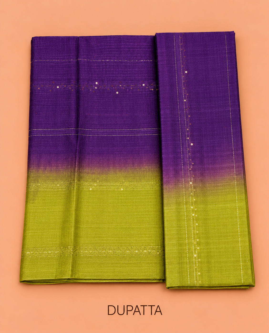 Elegant Royal Purple Round Medallion Motifs Cotton Salwar Material - SM060