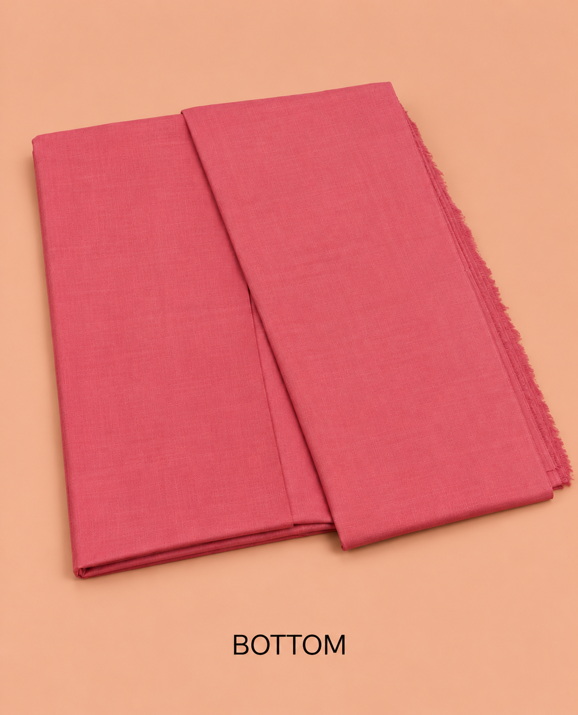 Premium Rani Pink Mirror & Thread Work Cotton Salwar Material - SM060