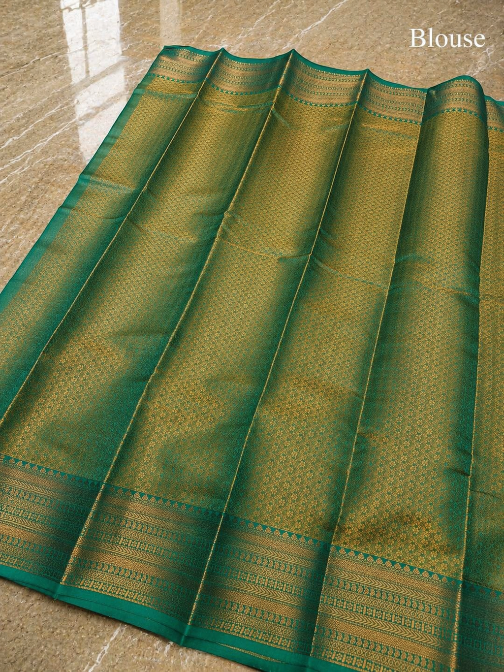 Premium Green Vairaoosi Silk Saree