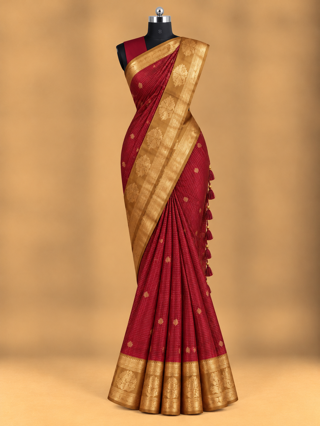 Premium-Vairasoosi-Saree aus Semi-Soft-Silk-Qualität