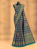 PREMIUM CHECKERED ZARI WORK SAREE COLLECTION